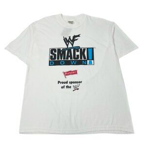Vintage WWF Smack Down Wrestling Tee XL